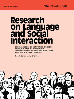 cover image of Constituting Gender Through Talk in Childhood
